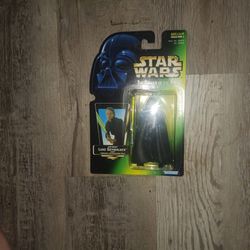 Star Wars Luke Skywalker Figure Green Card