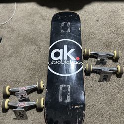Skateboard Setup – Venture Trucks + Wheels – Needs Hardware – Ready to Build