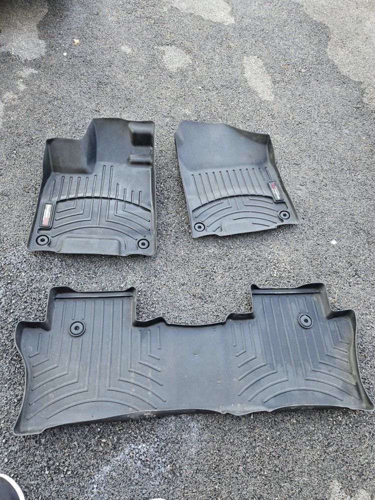 Honda Pilot 2018 Weathertech Matts