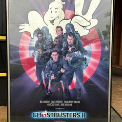 Ghostbusters 2 Movie Theater Poster