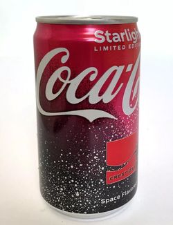 Limited Edition Coca-Cola LIMITED EDITION RARE TEST COLLECTOR STARLIGHT SPACE COCA COLA COKE CAN FULL  Taste like heaven