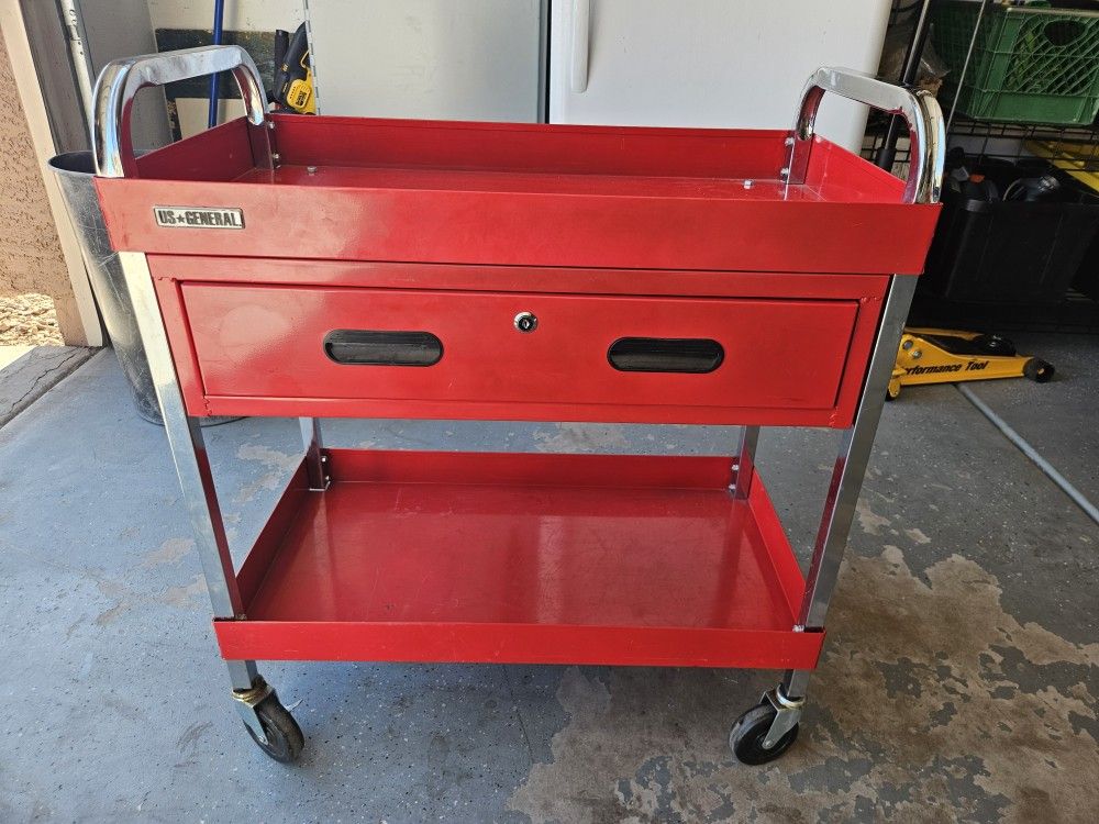 US General 30in Service Cart