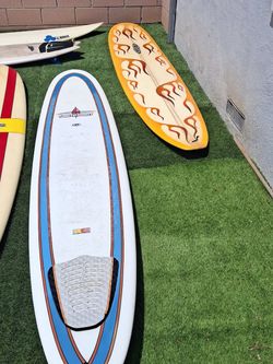 9'6 surfboard epoxy longboard fins and leash
