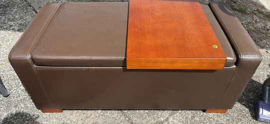 Storage Ottoman w/ Sliding table top