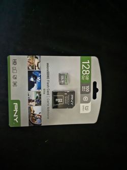 128 gig microSDXC flash card