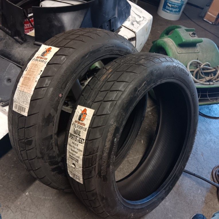 18 Inch 185 50 R18 FrontRunner Racing Tires Racemaster Mickey Thompson Skinnys Racing Tire Drag Radial