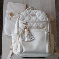 Itzy Ritzy Boss Plus Diaper Bag Milk And Honey NWOT Christmas Gift 