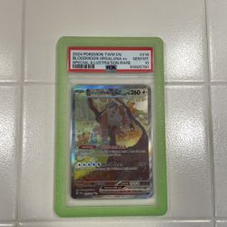 Pokémon Bloodmoon Ursaluna EX 216/167 SIR PSA 10 Twilight Masquerade