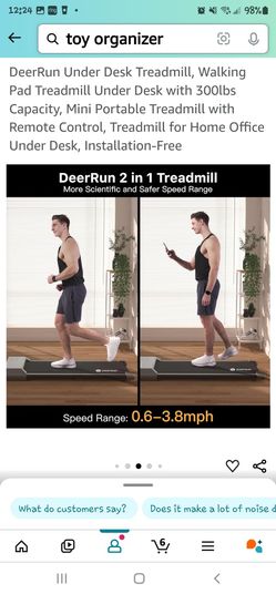 DeerRun Under Desk Treadmill