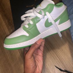 Green Air Jordan’s