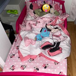 Toddler Bed With Mattress And Bedding 
