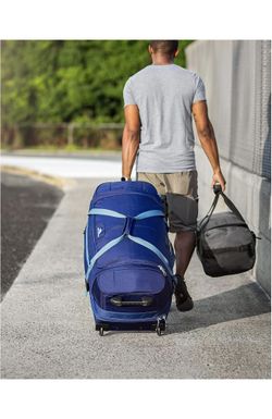 High Sierra 34” Wheeled Rolling Duffle Bag - Blue