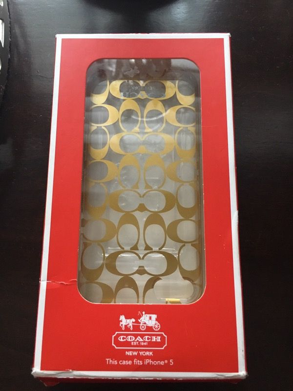 Coach Signature Case for iPhone 5