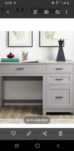 Gray Pettigrew Lift Top Standing Desk
