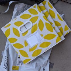 Yellow Storage Cubes