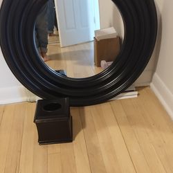 Used Dark Brown Mirror with Brown Kleenex Cover