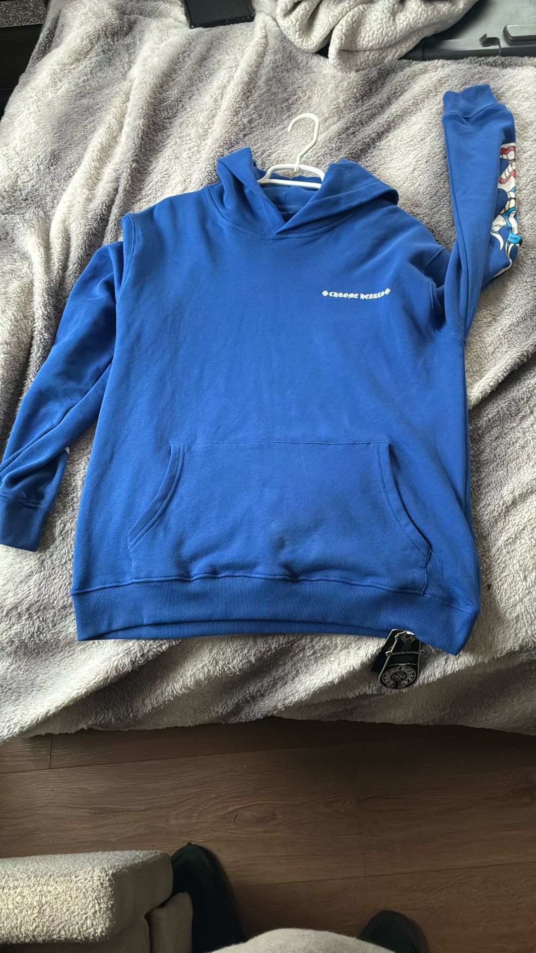 Chrome Hearts X Matty Boy Space Blue Hoodie