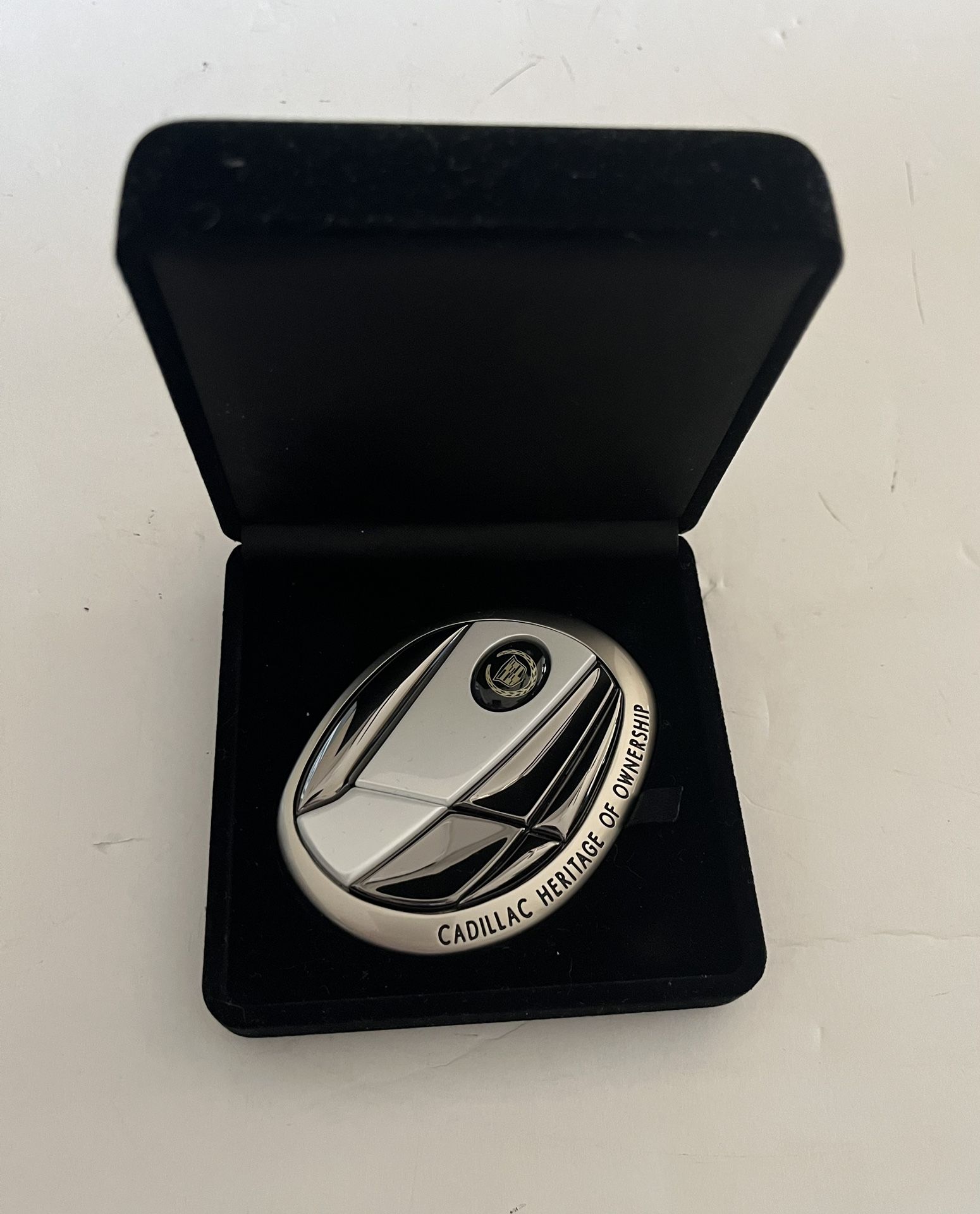 Brand New Cadillac Heritage of Ownership Grille Badge Emblem Medallion in Box