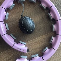 Purple weighted hula hoop