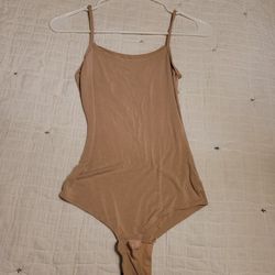 Nude Spegetti Strap Bodysuit Ladies