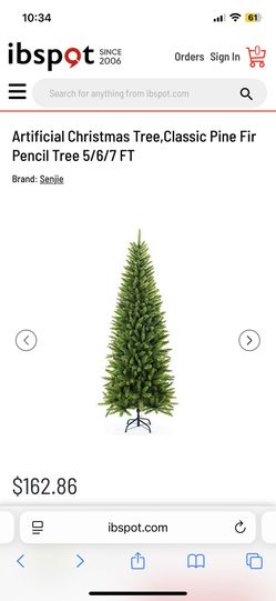 6ft 7ft Classic Pencil Tree