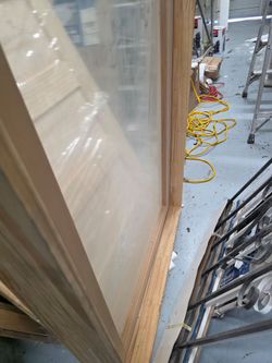 🚪 French Door with Clear Glass – $30📏 Size: 36” x 96”