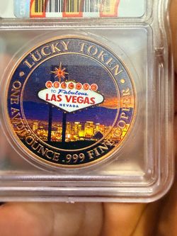 Las Vegas Lucky Token 1 oz .999 Fine Copper