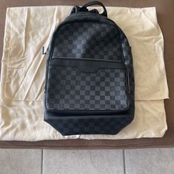 Louis Vuitton Campus Backpack - Damier Infini Leather (Black)