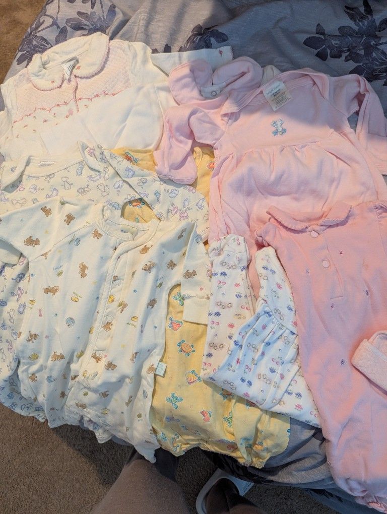 Newborn To 6 Month Baby Girl Clothes