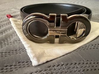 Salvatore Ferragamo Gancini Leather Belt