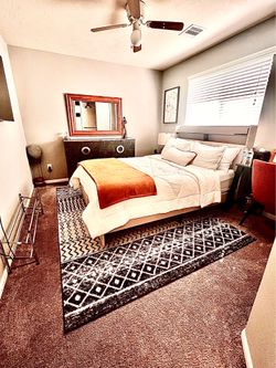 Queen Bed with storage