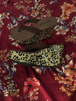 Sandal wedge shoes
