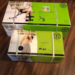 Workout Bench And Weights 