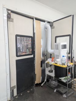 Commercial Insulated Double Swing Door COOLER