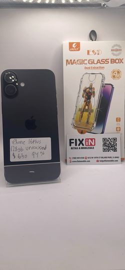 iPhone 16plus 128gb 94% battery unlocked