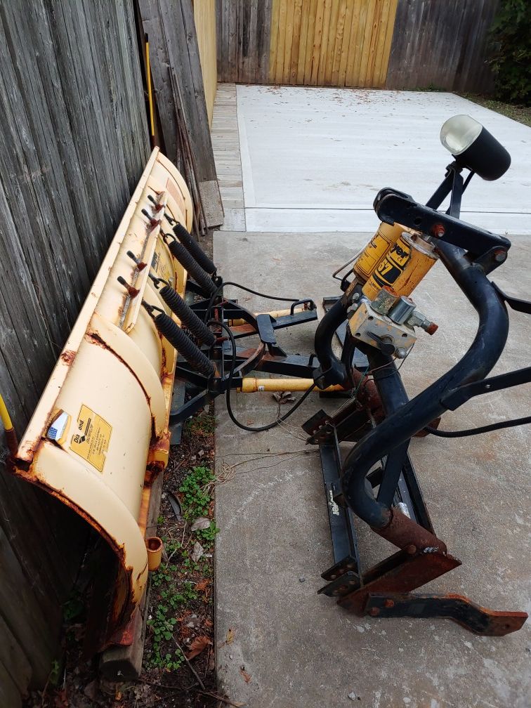 Meyers 9' Snowplow complete setup