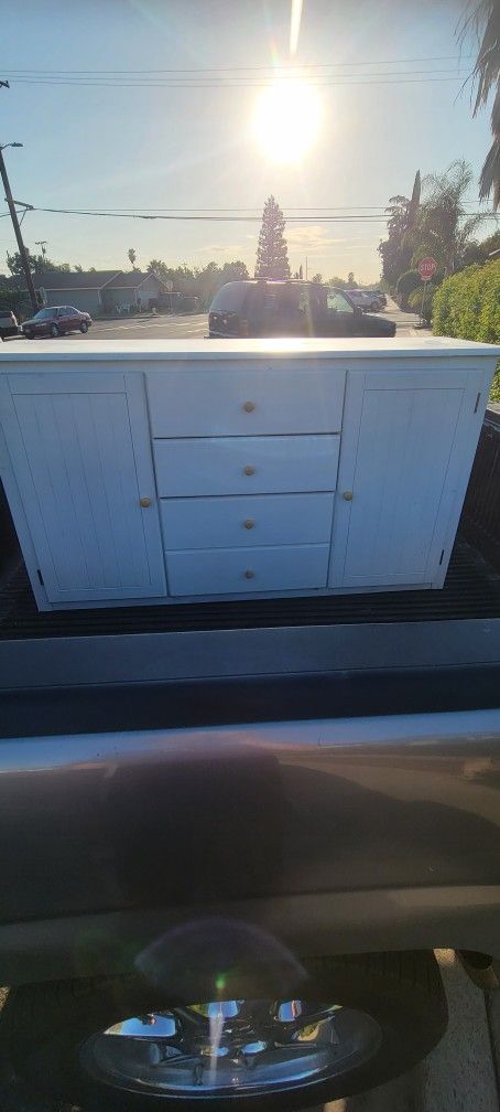 White Dresser ,TV Stand,changing Table 8n Great