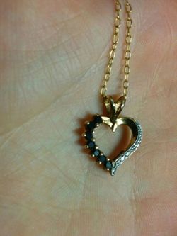 Gold over silver necklace