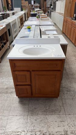 Brown bathroom vanity 31”in