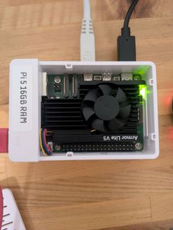 Raspberry Pi 5 16GB RAM with Armor Lite V5 Case