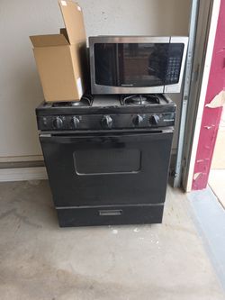 Gas Stove and microwave