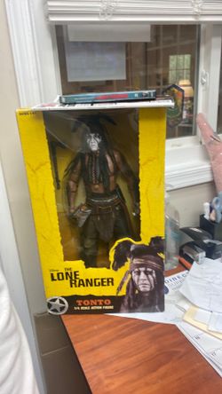 Johnny Depp, the Lone Ranger and Tonto DVD and Rolling Stone magazine from 2013 featuring Johnny Depp as the lone Ranger Johnny Depp, the Lone Ranger 
