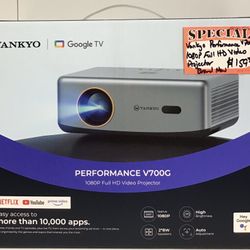 Vankyo Performance V700G 1080P Full HD Video Projector Brand New 