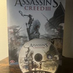 Assassins Creed 3 PS3 with Guide