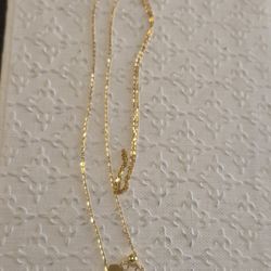 14k Gold Adjustable Chain 