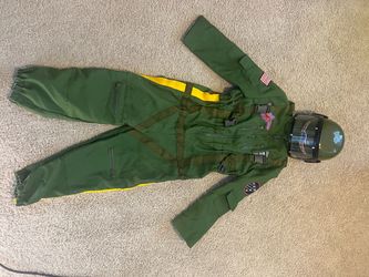 Kids Fighter Pilot Halloween Costume with Helmet