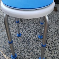 Medical Adjustable Shower Stool Swervable Seat