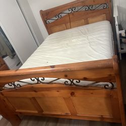 Bed Frame And Mattress Queen 