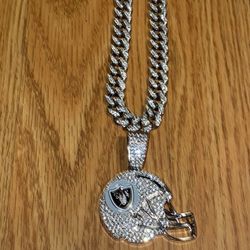 Brand New Raiders pendant and chain Sold as a set$40