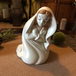 Mid Century Virgin Mary Madonna Hull Vase Planter